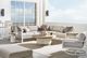 Vanguard® Furniture Breeze Cloud Aluminum Outdoor Bistro Table-5