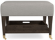 Bassett® Furniture Kara Square Ottoman with Tray-3