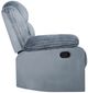 New Classic® Home Furnishings Willow Gray Manual Dual Reclining Sofa-4
