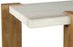 Magnussen Home® Carrington Granite Top Honey Wheat Rectangular Sofa Table-4