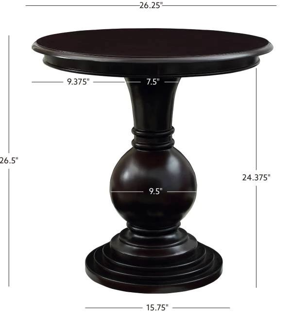 Powell® Amelia Espresso Accent Table-2