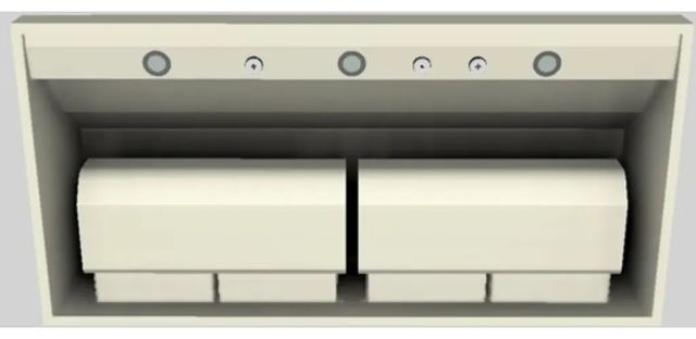 Vent-A-Hood® 48" Biscuit Wall Mounted Range Hood-3