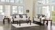 Furniture of America® Cassani Light Gray/Walnut Loveseat-1