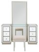 Coast2Coast Home™ Kiara 2-Piece Elsinore Champagne Vanity Mirror and Stool Set-3