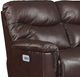 La-Z-Boy® James Walnut Leather Power Reclining Loveseat with Headrest and Lumbar-1