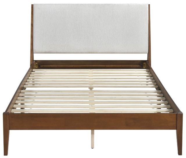 Homelegance® Jasper Chestnut/Light Gray Eastern King Platform Bed-3