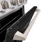 ZLINE Classic Series 30" Stainless Steel Pro Style Dual Fuel Range with Black Matte Door-4