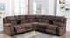 Mazin Furniture Presley Brown Power Reclining 3-Piece Modular Sectional with Consoles-3