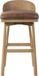 Four Hands Cloris Palermo Cigar Swivel Bar and Bar Stool-2