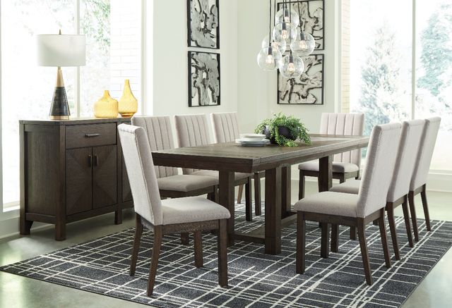 Millennium® by Ashley® Dellbeck 9-Piece Brown Dining Set-3