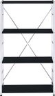 ACME Furniture Tennos Black/Chrome Bookshelf-1