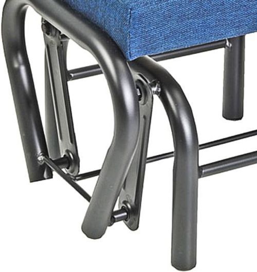 PEL International Footstools Blue Gliding Footstool-1