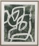 Bassett Mirror Chalk Line I Green Framed Print-0