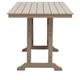 Signature Design by Ashley® Seacliff Beach Medium Brown Aluminum/Plastic Outdoor Rectangular Counter Table-3
