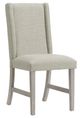 Elements International Eleanor 6-Piece White Dining Set-2