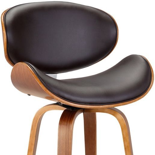 Armen Living Solvang Brown/Walnut Counter Stool-3