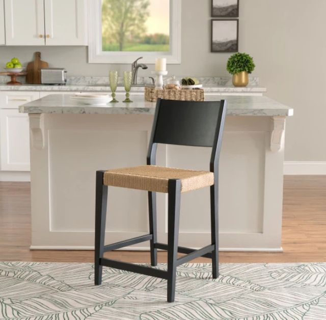 Powell® Cosgrove Black Counter Stool-1
