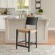 Powell® Cosgrove Black Counter Stool-1