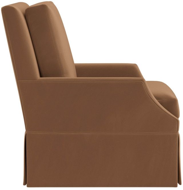 Universal Explore Home™ Jocelyn Rush Toffee Swivel Glider Chair-2