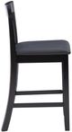 Linon Torino Black Mission Counter Stool-4