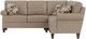 Flexsteel® Moxy 2-Piece Flint L-Shape Sectional-3