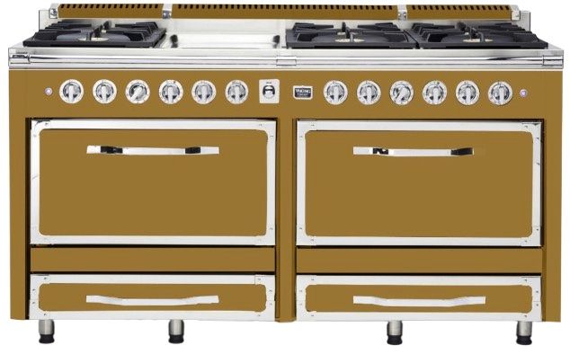 Viking® Tuscany 66” Golden Hour Pro Style Dual Fuel Range with Griddle-0