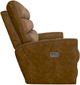 La-Z-Boy® Liam Chestnut Power Wall Reclining Loveseat with Headrest and Lumbar-2