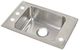 Elkay Lustertone® Classic Lustrous Satin Stainless Steel 31" x 19.5" x 6.5" 2LM-Hole Single Bowl Drop-in Classroom ADA Sink-0