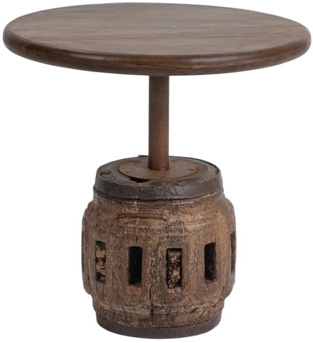 Classic Home Amira Natural Small Accent Table-0