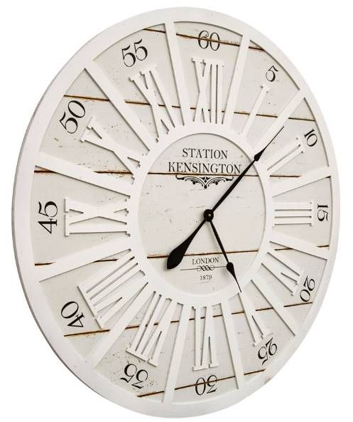 YHD Off-White Wall Clock-1