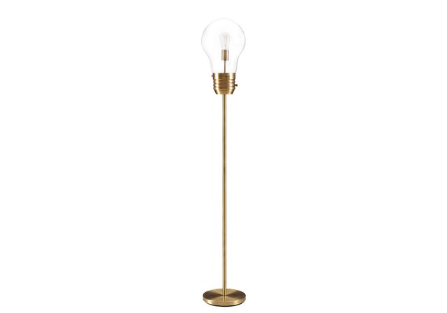 Monarch Specialties Inc. Antique Brass 71" Floor Lamp-0