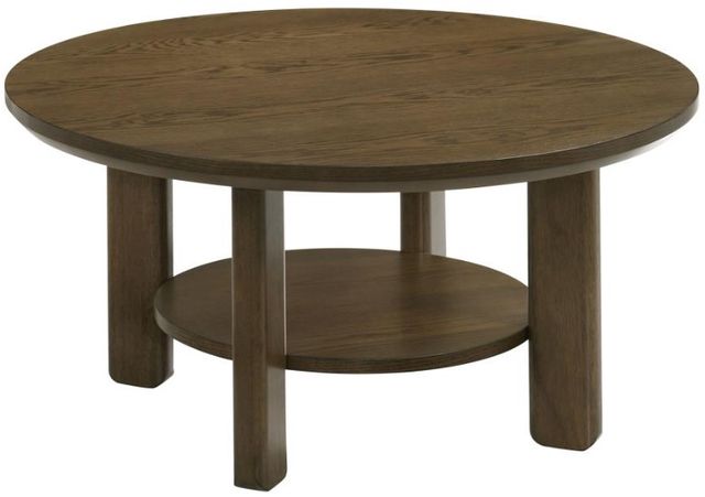 Coaster® Ottowa 2-Piece Brown Oak Coffee Table Set-1