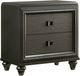 Elements International Moonstone Copper Gray Nightstand-0