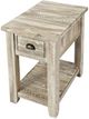 Jofran Inc. Artisan's Craft Washed Gray Chairside Table-3