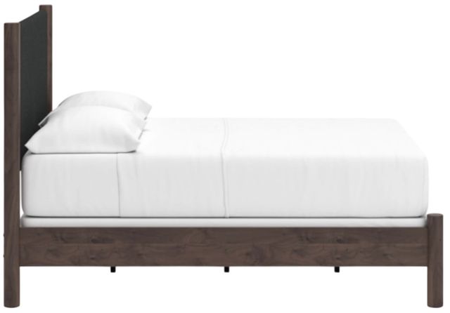 Signature Design by Ashley® Pamytta Brown Full Upholstered Panel Bed-3