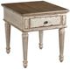 American Drew® Southbury Fossil End Table with Parchment Base-0