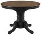 Liberty Furniture Carolina Crossing 3-Piece Antique Honey/Black Pedestal Dining Set-2