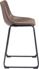 Zuo® Modern Smart 2-Piece Vintage Espresso Counter Stool Set-2