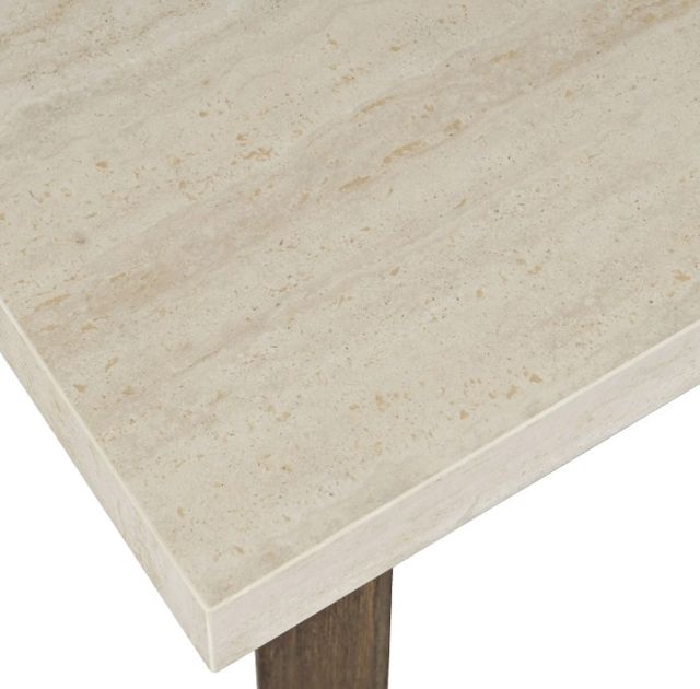 Jofran Inc. Sierrafina Beige Square End Table with Cortado Base-3