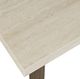 Jofran Inc. Sierrafina Beige Square End Table with Cortado Base-3