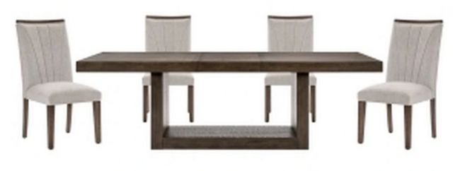 Homelegance® Brookings 5-Piece Brown/Ivory Dining Set