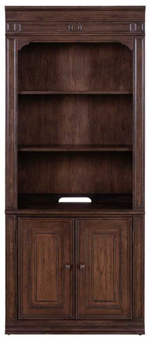 Liberty Furniture Provence Park Chateau Brown Bunching Bookcase-2