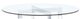 Elements International Zurich Chrome Round Dining Table-1