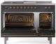 Ilve® Nostalgie II Series 48" Graphite Matte Pro Style Dual Fuel Range-1