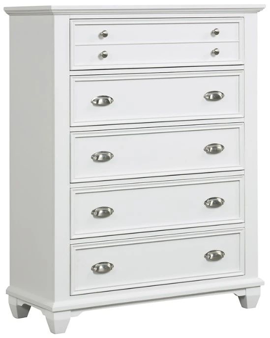 New Classic® Home Furnishings Jamestown White Chest-0