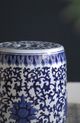 A & B Home Blue/White Garden Stool-5