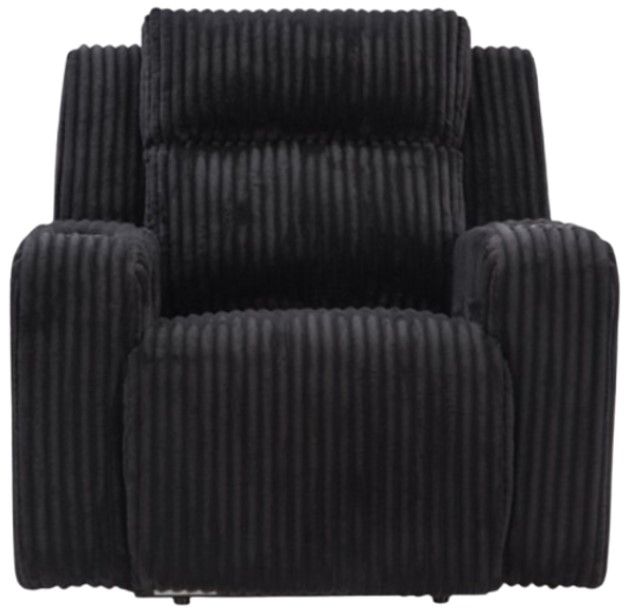 Signature Design by Ashley® TwinBrooke Black Power Recliner with Adjustable Headrest-1