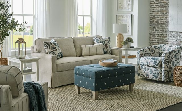 Craftmaster® Customizable Soft Haven 80" Two Cushion Sofa with Slipcover-1