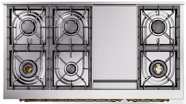 Ilve® Nostalgie II Series 48" Custom RAL Color Pro Style Dual Fuel Range-2