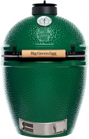 Front view of the Big Green Egg® Large Egg 19" Green Freestanding Charcoal Grill